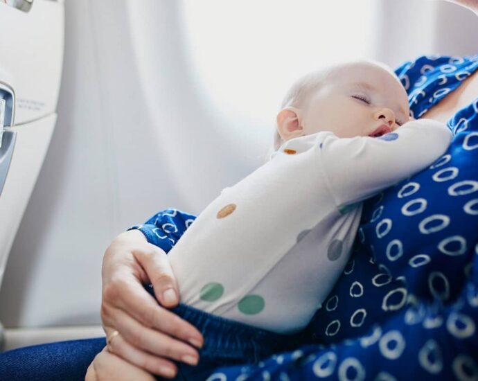 vol long-courrier avec un bébé